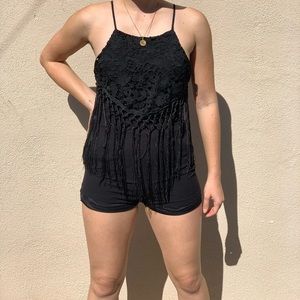 Nasty Gal Boutique Fringe Romper